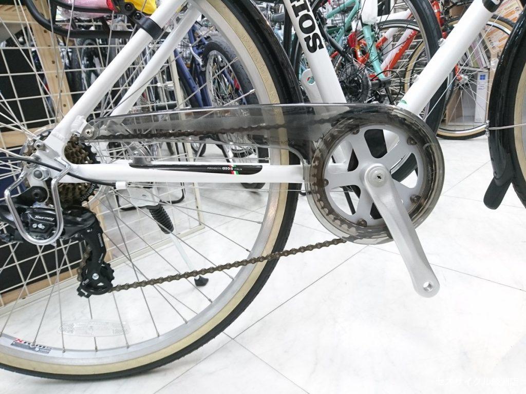 ドロヨケ＆チェーンカバーのついた普段使いクロスバイク GIOS イソラ セオサイクル鮫洲店